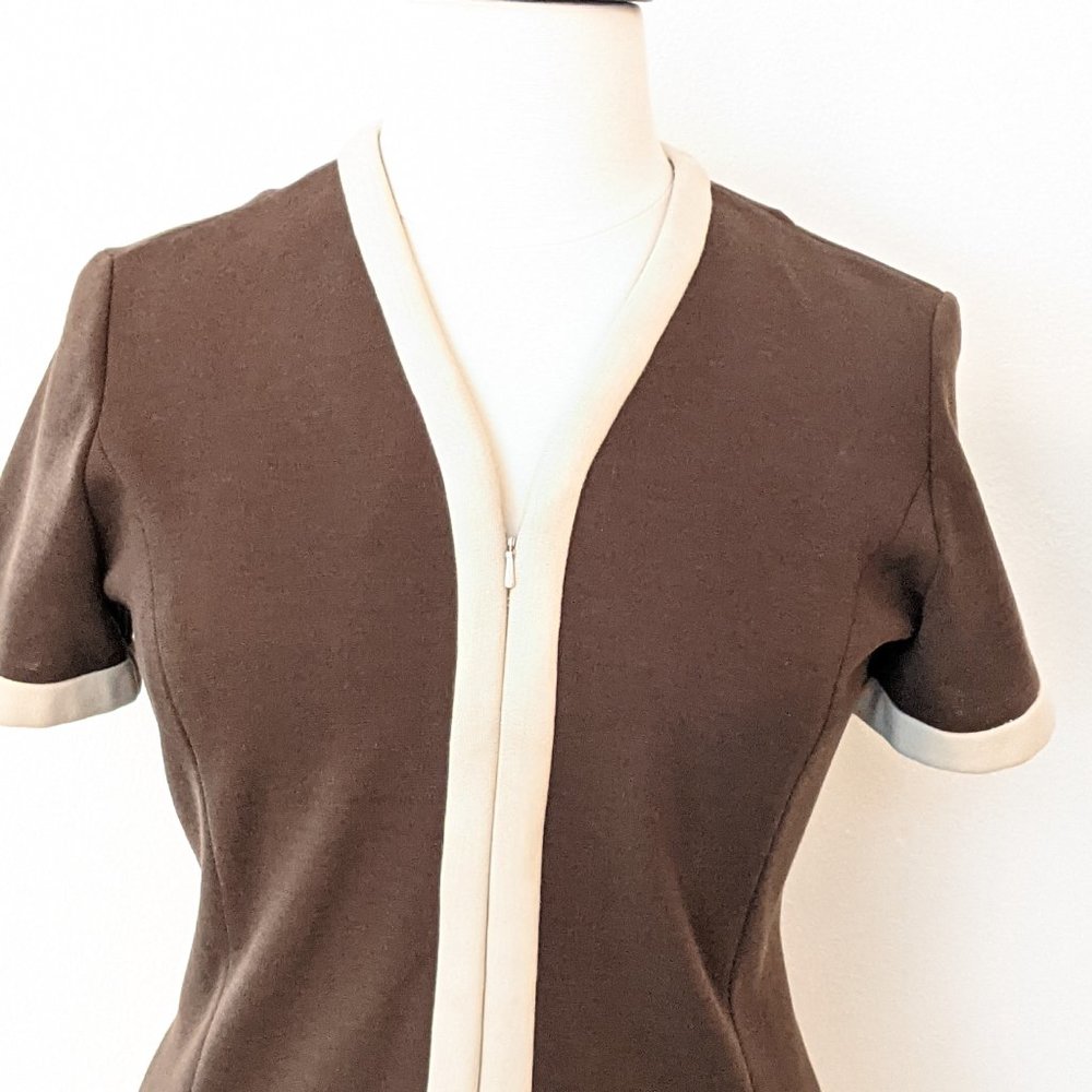 Super Mod! Vintage Fitted Dress - 1960s - Picture 3 of 10